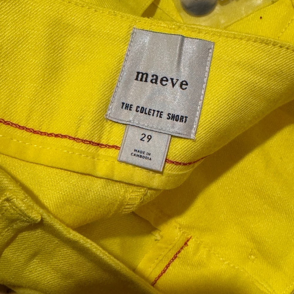 NWT / Anthropologie Colette Linen Shorts by Maeve. Size 29 - Picture 9 of 9